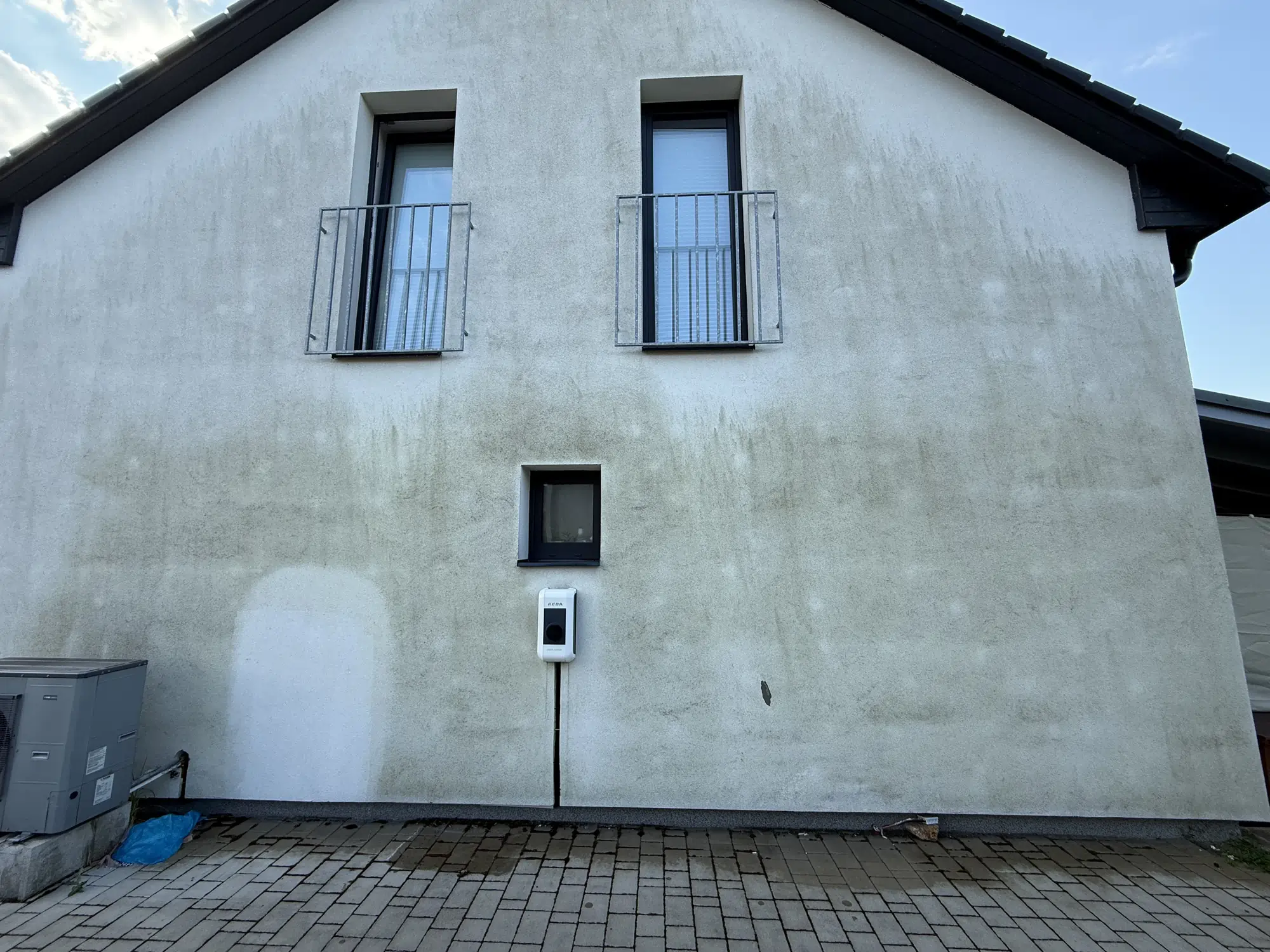 Čištění, impregnace a oprava silikonové fasády - Lovosice 2