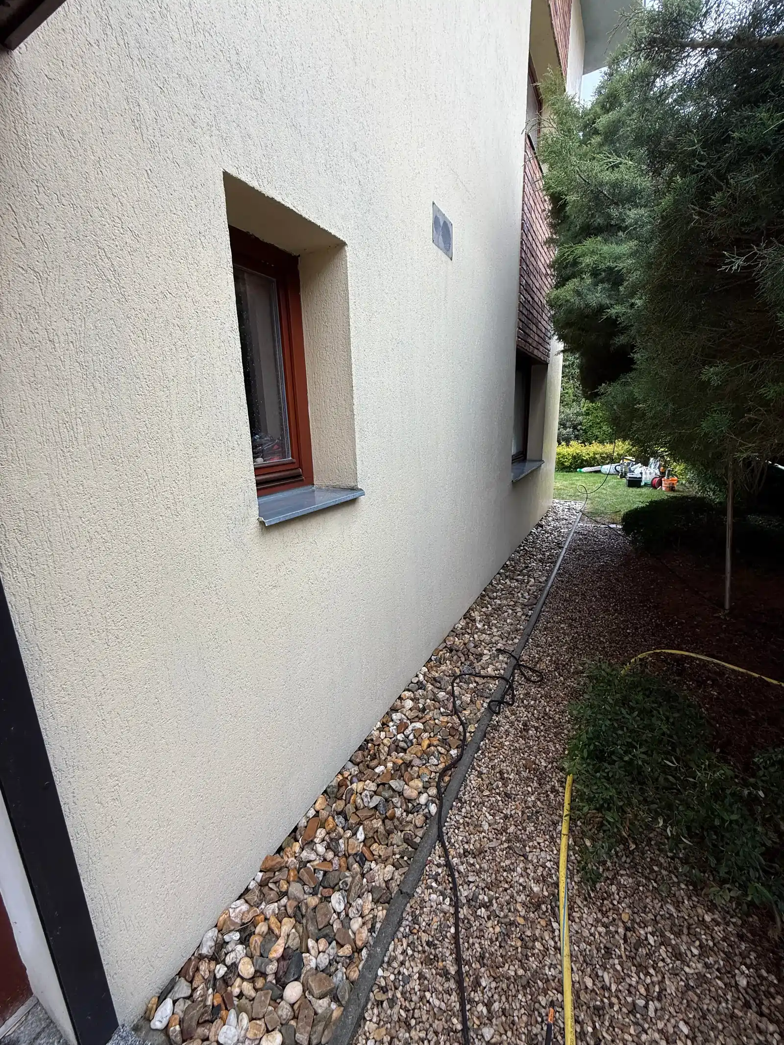 Fasáda po čištění a impregnaci - Kunratice