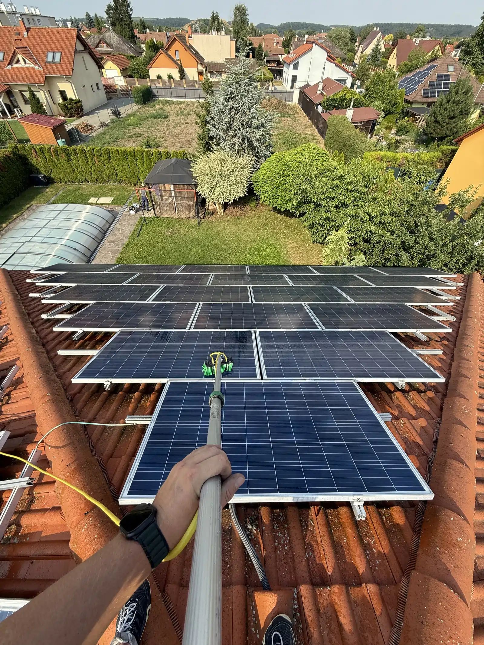 Čištění a impregnace solárních panelů - Kralupy nad Vltavou